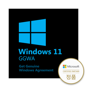[마이크로소프트]Windows 11 Pro GGWA기업용 영구라이선스