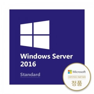 [마이크로소프트] Windows Server 2016 Standard기업용/한글/COEM(DSP)/16core/64bit/Cal 미포함