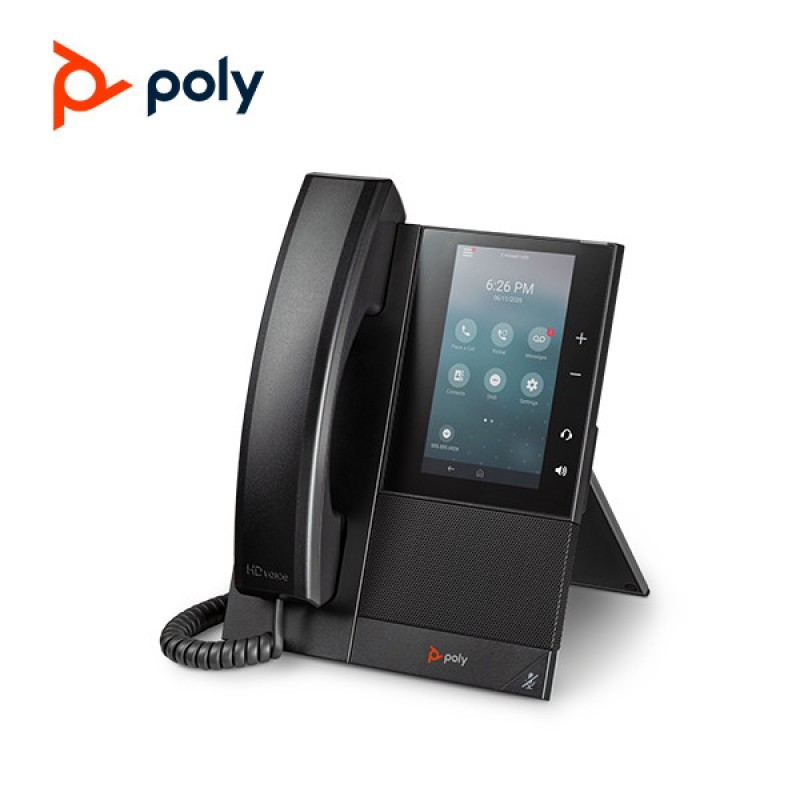 [폴리] Poly CCX 500 + service(1year) / MS Teams 전용 데스크 폰 / 핸드셋(수화기) 있음